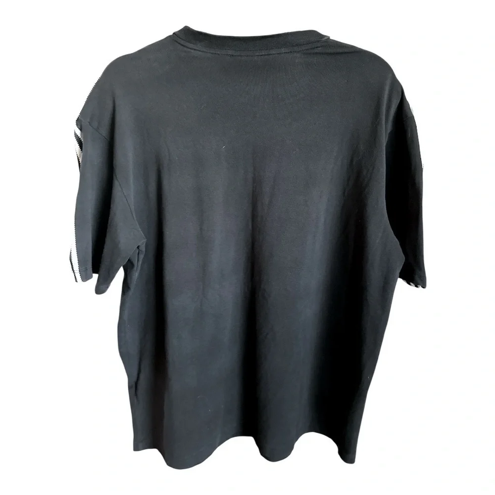 Adidas Originals Black Trefoil Logo T-Shirt Size S | 3-Stripes Tee Classic Fit